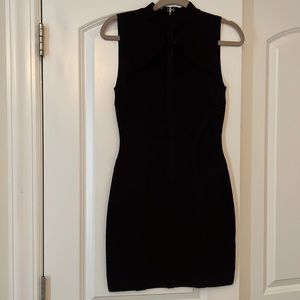 Bebe Black Bandage Dresss